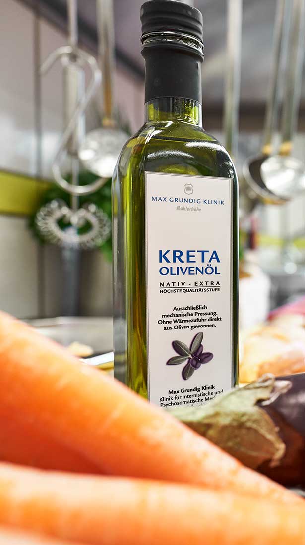 Natives Olivenöl der Max Grundig Klinik